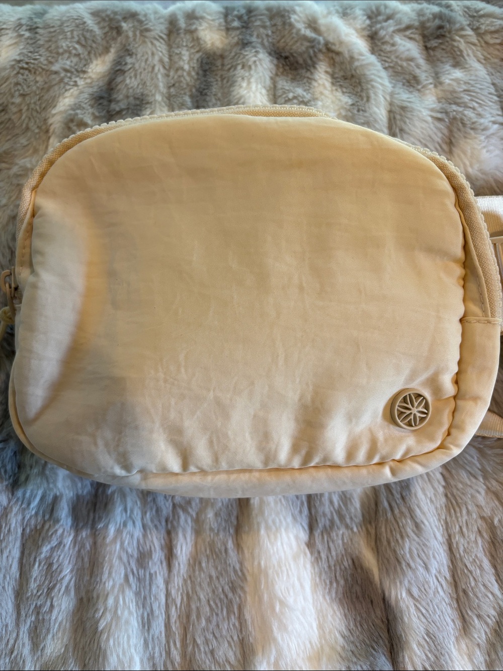 Athleta Cream Crossbody Bag